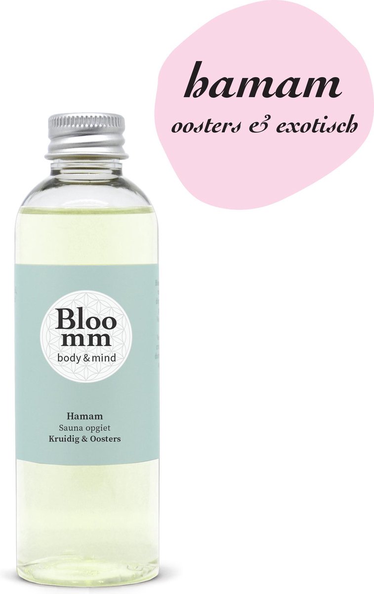 Goedkoopste Bloomm Saunageur Opgietconcentraat Hamam Kruidig & Oosters. 100ml.