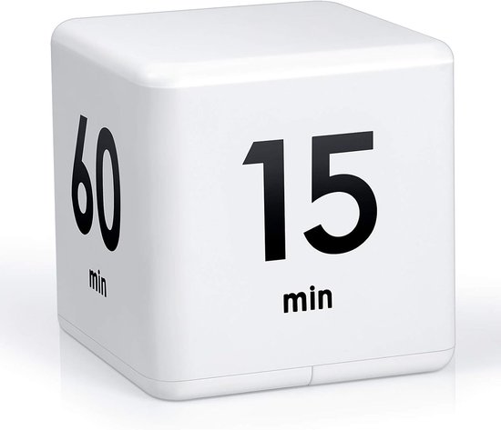Aramox Timer, Oplaadbare LCD 8 Angle Auto Roterend Scherm Digitale