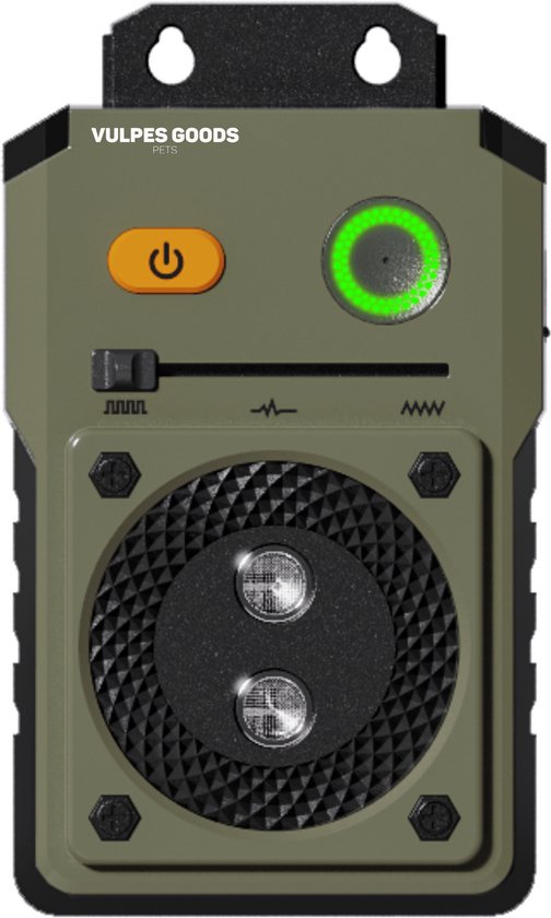 Vulpes Goods® Pets - Ultrasone Anti Blaf Apparaat PRO - Luxe Hondentrainer - Oplaadbaar - Automatische Werking - Zonder Schok - Waterbestendig - Voor Alle Honden - Binnen & Buiten - 15m bereik - 3 Standen - Anti Blaf - Hondentrainer