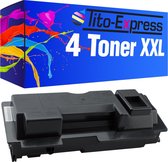 Tito-Express Kyocera Mita TK-120 4x Toner alternatief voor Kyocera TK120 FS-1030 DN FS-10