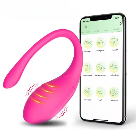 Vibrators voor Vrouwen met App Control - Sex Toys voor Vrouwen Koppels - G Spot Bullet Vibrator met 10 Vibratie Standen- Clitoris Stimulator - Dildo Vibrator Realistisch - Seksspeeltjes - Erotiek - Vibrerend Ei - Anale Speeltjes