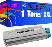 PlatinumSerie® 1 x toner XXL black alternatief voor Oki C5600