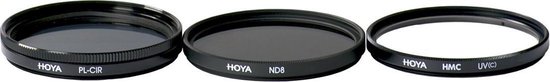 Hoya Digital Filter Kit II 72mm - UV, Polarisatie en NDX8 filter - Hoya