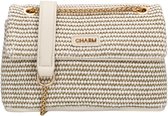 Sac bandoulière Charm London Paris - Sac à bandoulière - Chaîne - Paille - Blanc cassé