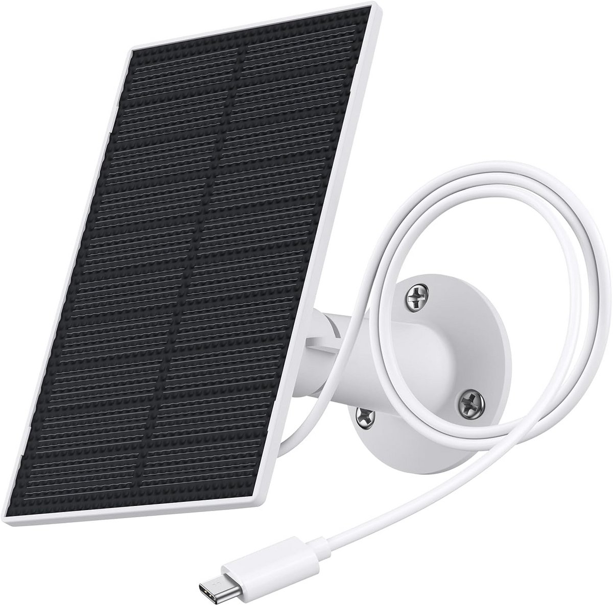 Draadloos Zonnepaneel voor Buitencamera - Waterdicht en Continu Opladen