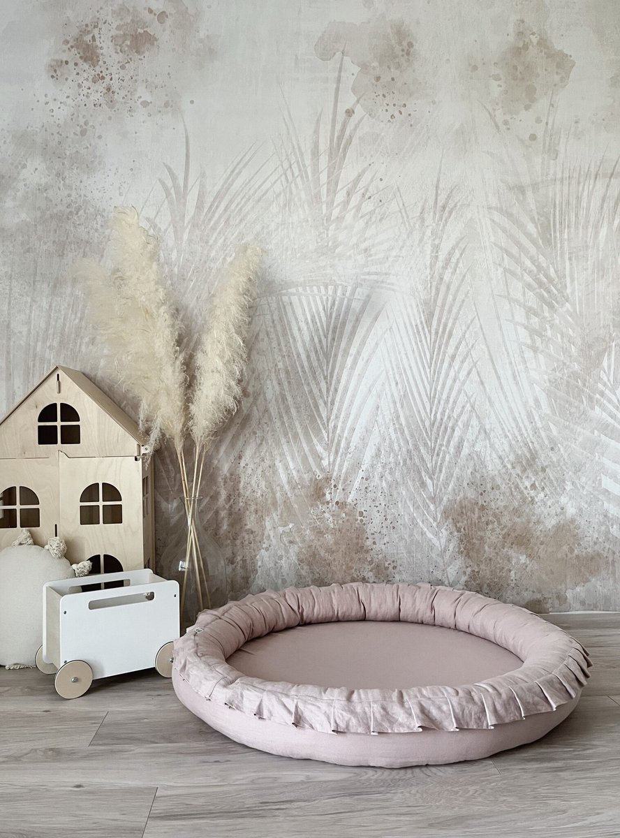 Linnen Speelmat - Powder Pink Powder Pink