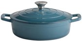 Cocotte/Stoof-Braadpan 5 stars dia 28xH7/13.5 cm ROOD-CREME 3.0 ltr.