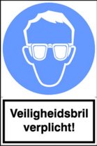 Artelli Sticker Veiligheidsbril verplicht! (Prijs per 2 stuks)
