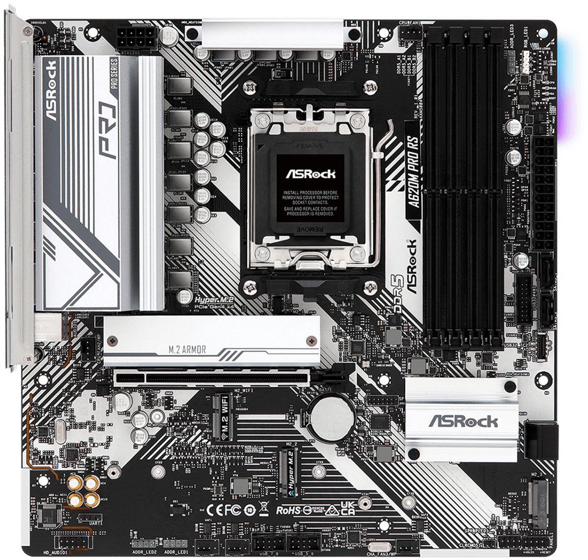 ASRock A620M Pro RS mATX AM5