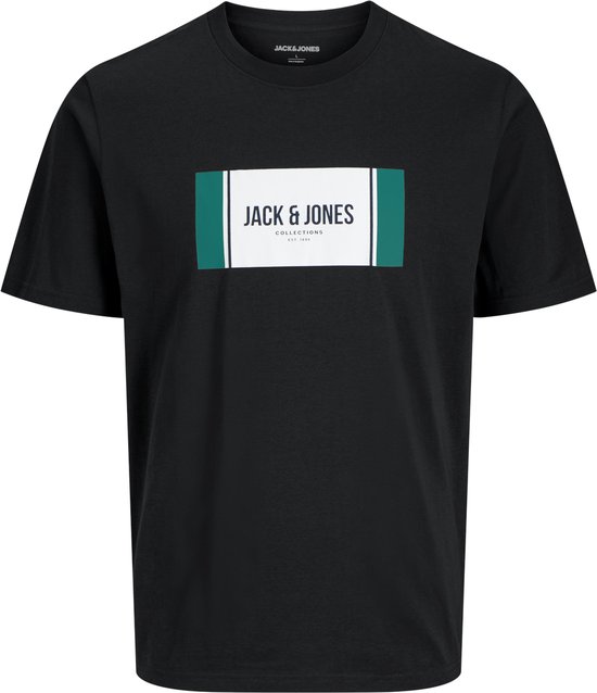 T-shirt Jack & Jones Jjhayato Tee Ss Crew Neck Bts Ln 12278508 Noir Homme Taille - XL