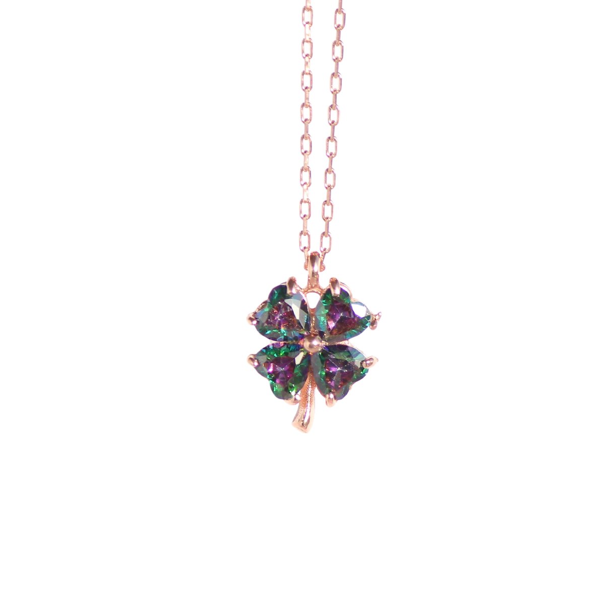 Pera Jewelry® - 925 sterling zilveren Ketting met Klaver Hanger - Dochter Wenskaart - Ketting met Hanger - Cadeau voor Dochter - Ketting Dames