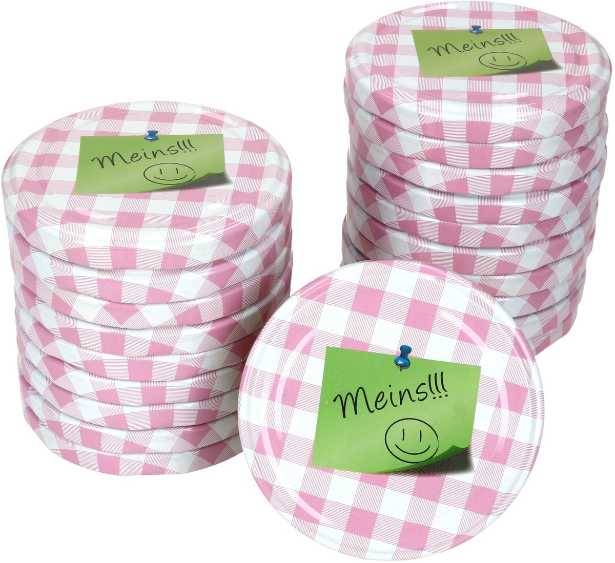 Set van 20 deksels VOOR 82 MEREN!!! geschikt voor 230ml / 350ml / 435ml potten