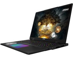 "MSI TITAN 18 HX DRAGON EDITION NORSE MYTH A2XWJG-405NL laptop Intel Core Ultra 9 285HX 45,7 cm (18"") UHD+ 96 GB DDR5-SDRAM 6 TB SSD NVIDIA GeForce RTX 5090 Wi-Fi 7 (802.11be) Windows 11 Pro Nederlands Zwart"