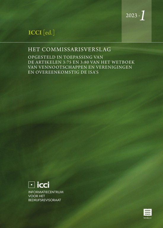 ICCI 2023-1 - Het commissarisverslag. - cover