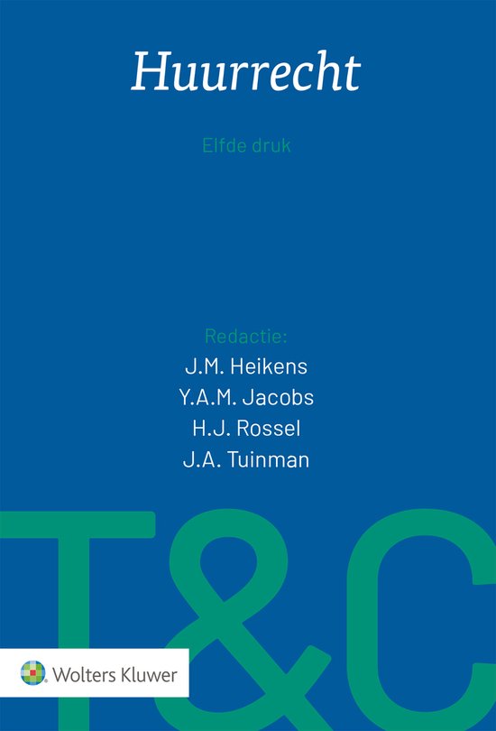 Tekst & Commentaar - Huurrecht - cover