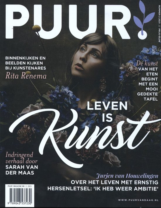 PUUR! Magazine, nr. 2, 2021 - Leven is kunst - cover