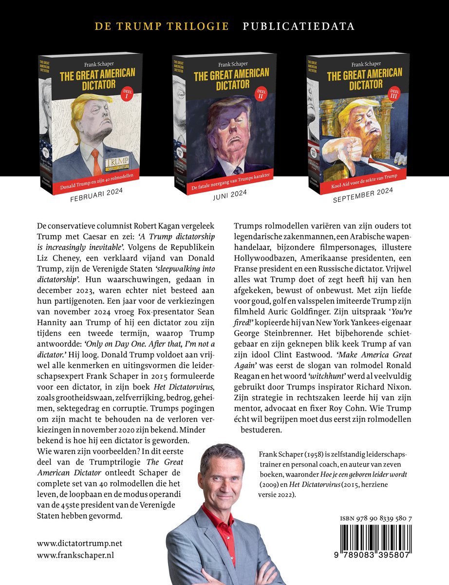 The Great American Dictator - Donald Trump en zijn 40 rolmodellen 1 - back cover