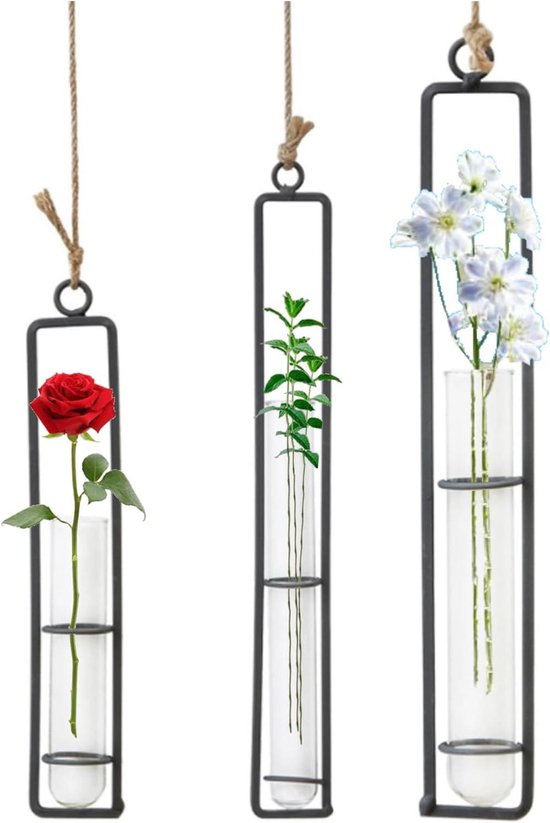 ProductsPro - Wit - Smeedijzer - Bloemen - Balkon - Woondecoratie