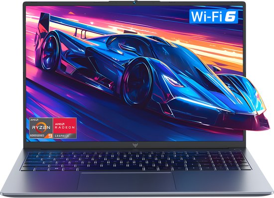 Acemagic RX16 16 inch Full HD Laptop ,AMD Ryzen 9 6900HX (8/16, Up to 4.9GHz)16 GB RAM 512 GB SSD,Windows 11