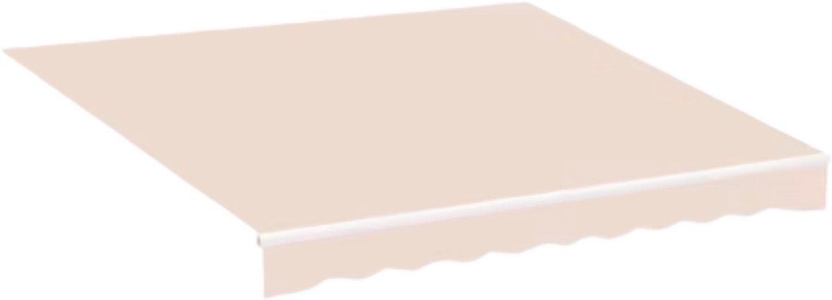 Zonneschermdoek 300x250cm - Vervangend Stof 420D Oxford - Schaduwdoek - Luifeldoek - Zonwering - PU coating - Beige