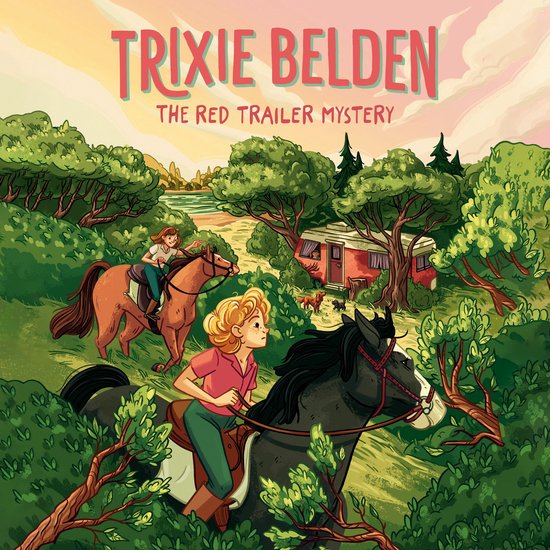 The Red Trailer Mystery: Trixie Belden - cover