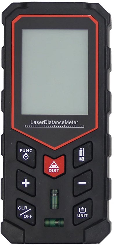 Professionele Laser Afstandsmeter - 50 Meter Bereik | Bouwlaser met Digitale Nauwkeurigheid en Ingebouwde Waterpas
