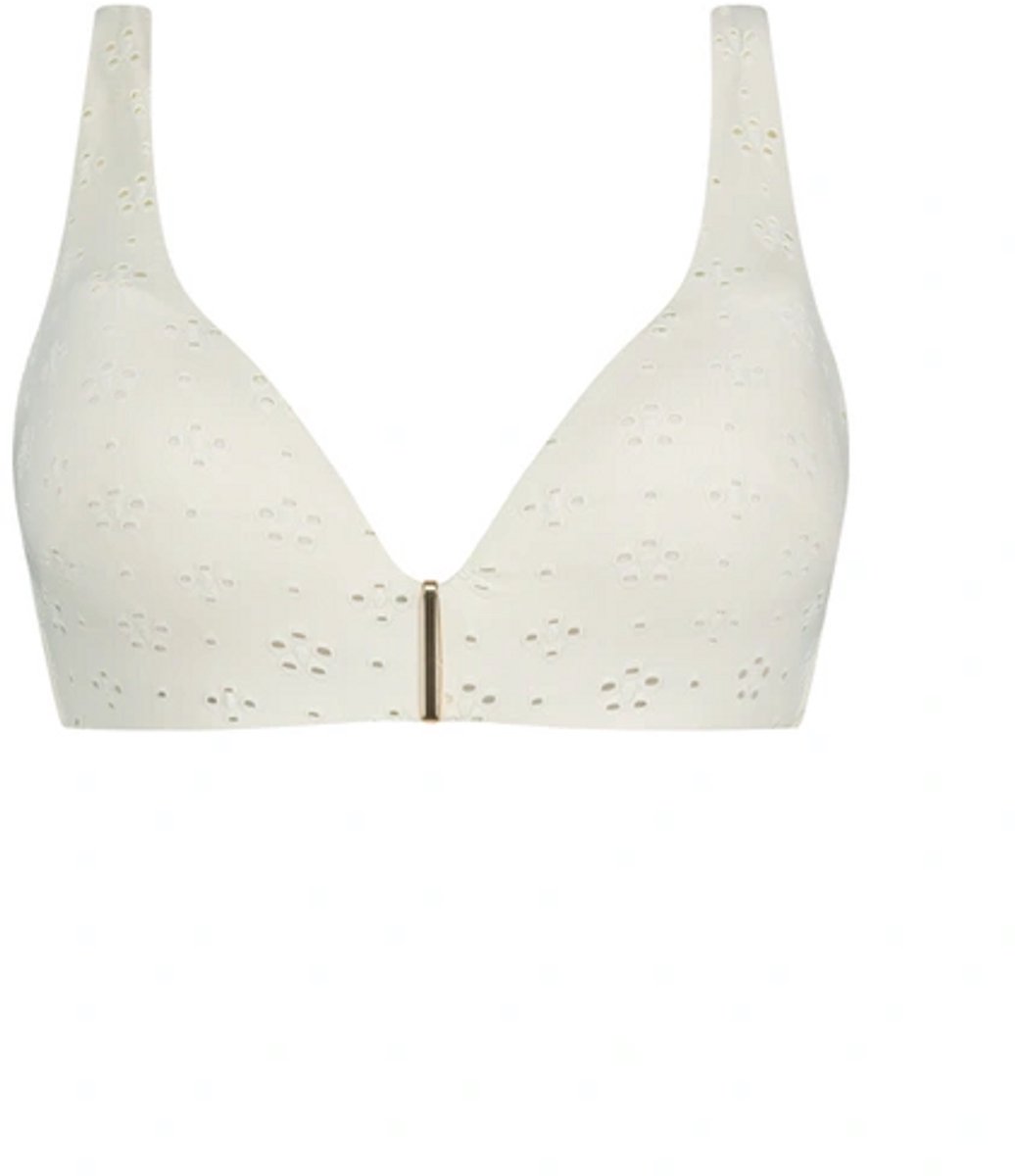 Beachlife Bikinitopje - White Embroidey Wit