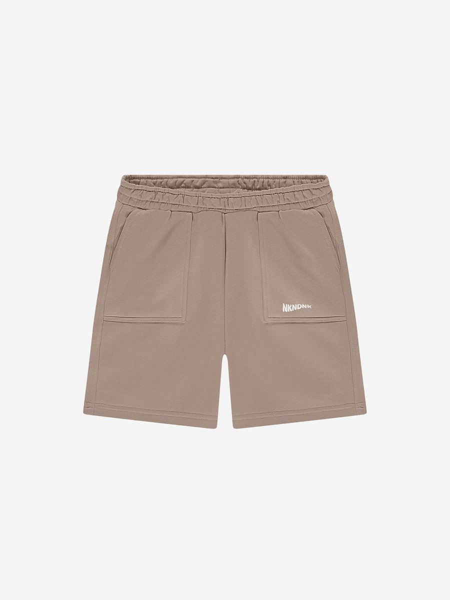 Nik & Nik Rocco Sweatshorts Broeken Jongens - Taupe - Maat 152