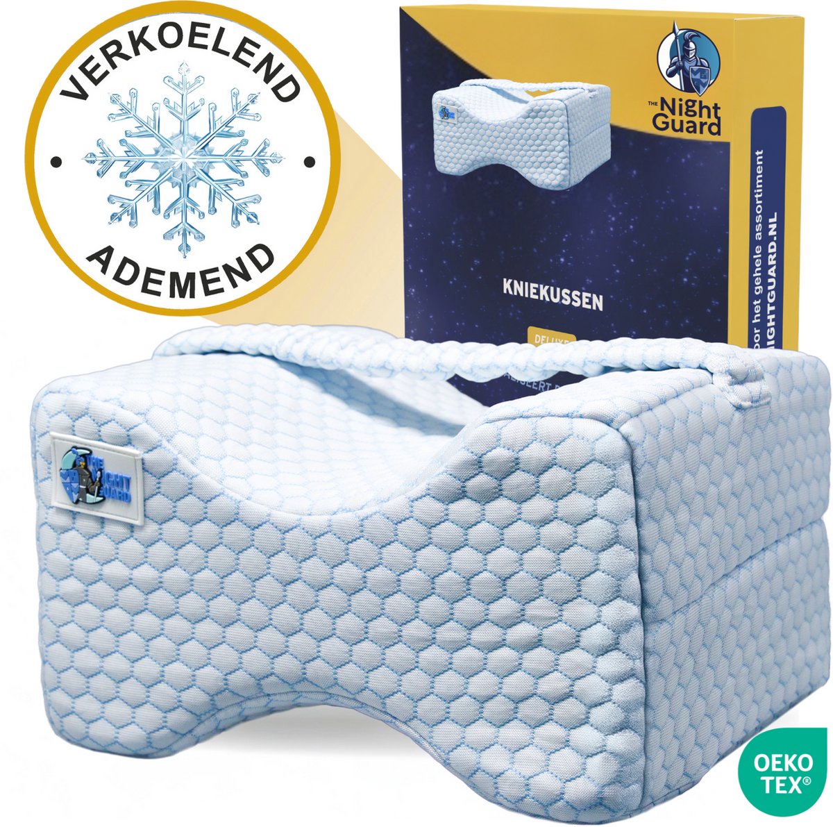 Oreiller Rafraîchissant Pour Les Genoux Pour Dormeur Latéral, Coussin De Jambe De 7,6 Cm Pour Dormir Sur Le Côté, Oreiller 100 % Tissu Rafraîchissant Pour Entre Les Genoux Pendant Le Sommeil