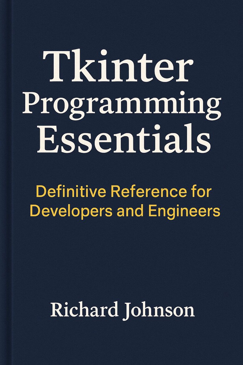 Omslag van TKinter Programming Essentials