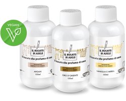 Il Bucato di Adele Wasparfum Argan 150ml - Oosters 150ml - Vanille & Mirre 150ml