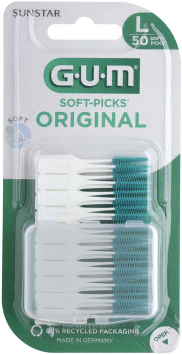 Bol.com GUM Soft-Picks Original Large - 3 x 50 stuks - Voordeelverpakking aanbieding