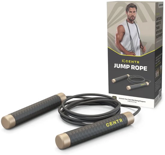 Centr CJR Jump Rope - Professioneel Sport Springtouw - Verstelbaar - Speedrope - voor Volwassenen en Kinderen