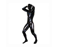 latex outfit heren - Jumpsuit - Handschoen - Sokken - Masker - BDSM