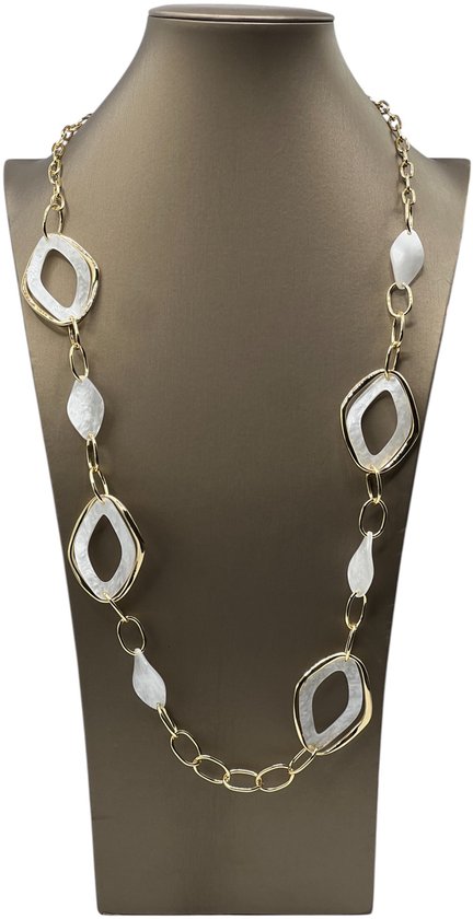 TIF - Bijoux - Parure pour femme - Collier - Doré - 98cm