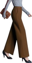 Pantalon femme Bovista - Pantalon chino - Pantalon de golf - Pantalon élégant - Avec ceinture élastique - Adultes - Kaki - XXL