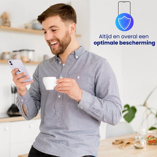 Prisma NL - iPhone 11 Pro - iPhone XS - iPhone X - Protecteur d'écran - Tempered Glass - Premium - Verre de protection - Protecteur d'écran avec bord noir - Verre Buffalo