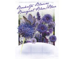 100 - Premiumzakjes- uitdeelzakjes- weggeefzakjes - Sluisgarden - Blauw bloemzadenmengsel - Afscheid van collega's - promotie – uitvaart – zorgmedewerkers - vrijwilligers – bruiloft - bedankje met zaden