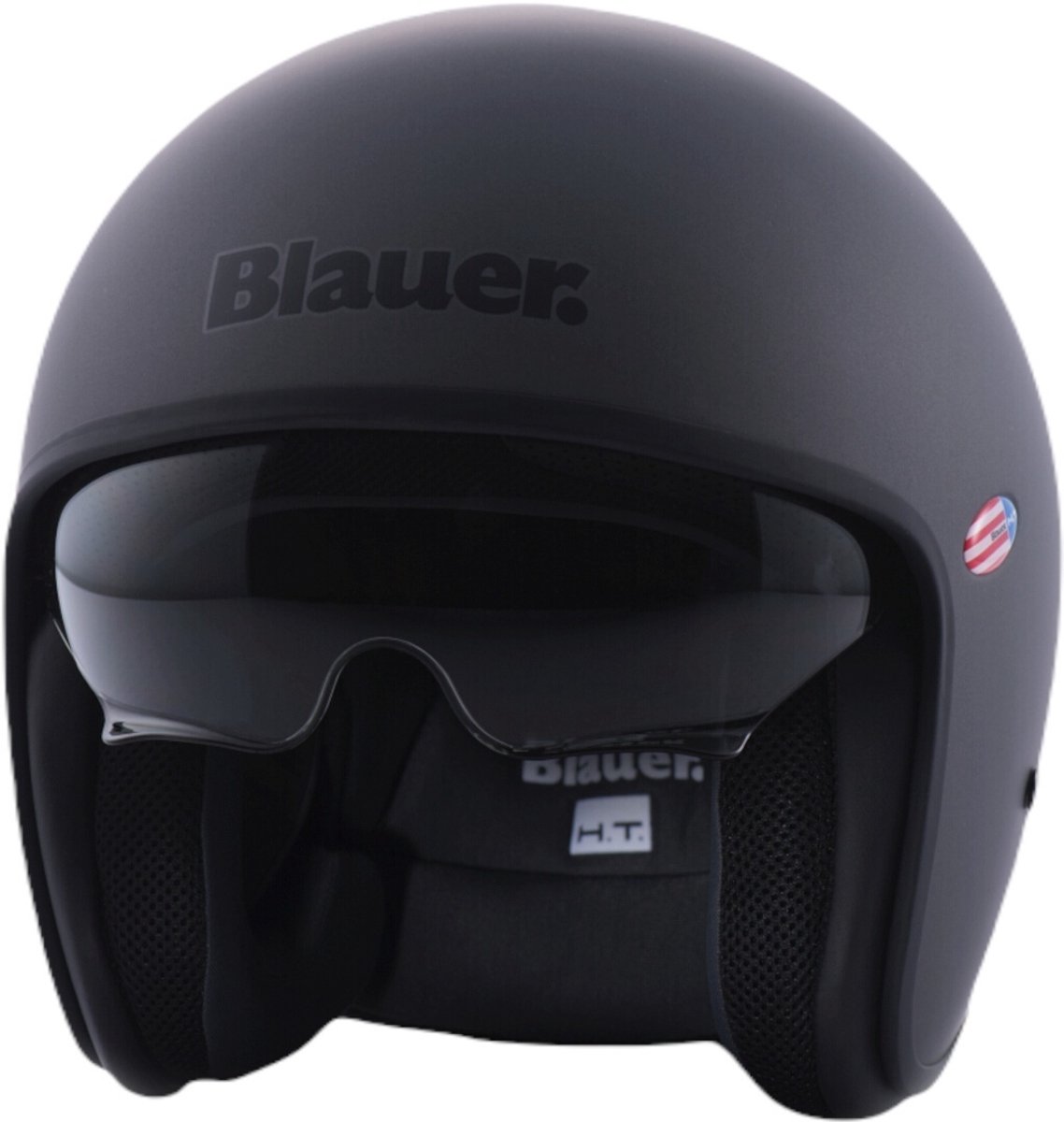 Blauer Pilot 1.1 Mono 06 Antraciet Jethelm - Maat S - Helm