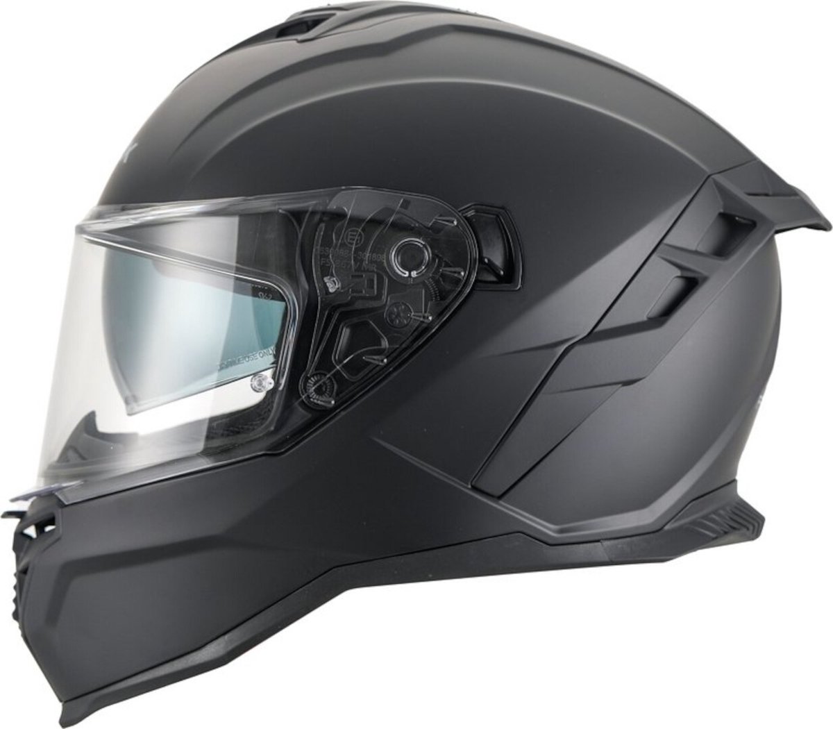 APEX FI200 Solid Mat Zwart Integraalhelm - Maat M - Helm Motorhelm