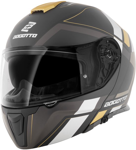 Casque Bogotto FF403 Murata Zwart Gold System - Taille M - Casque