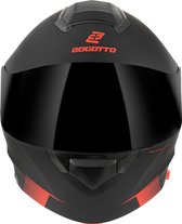 Casque Bogotto H271 Wayke Matte Zwart Oranje System - Taille M - Casque