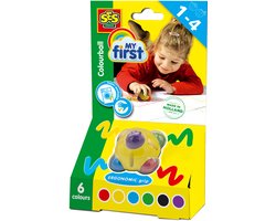 SES Creative - My First - Kleurbal - Krijtstift - Krijt - Makkelijk Vast te Houden voor jonge Kinderen – Kleuren en Tekenen voor 1 tot 4 Jaar