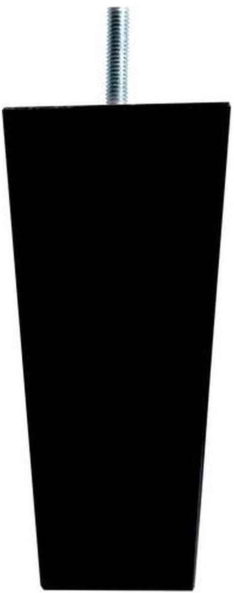 Nessa® - Boxspring Poten Taps Zwart Hout 15cm