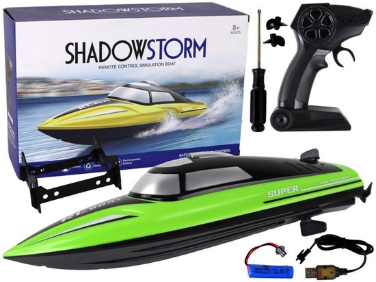 Bestuurbare RC Speedboot 2.4GHZ | Bestuurbare Speedboot Snelheid 20km/u
