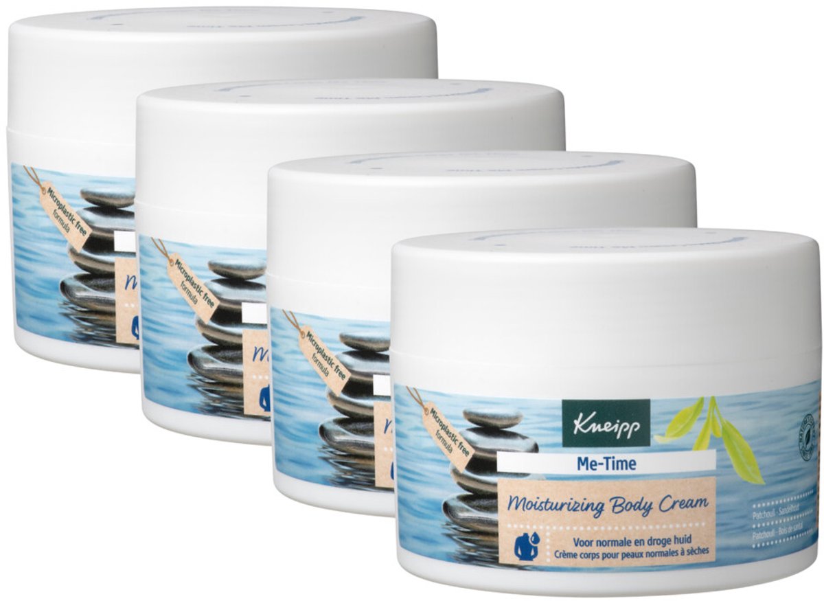 4x Kneipp Moistorizing Bodycrème Me Time 200 ml