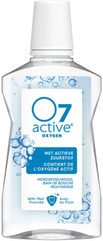Oo7 Liquid O7 Active Mondwater - Mondspoeling met actieve zuurstof - 500ml | bol