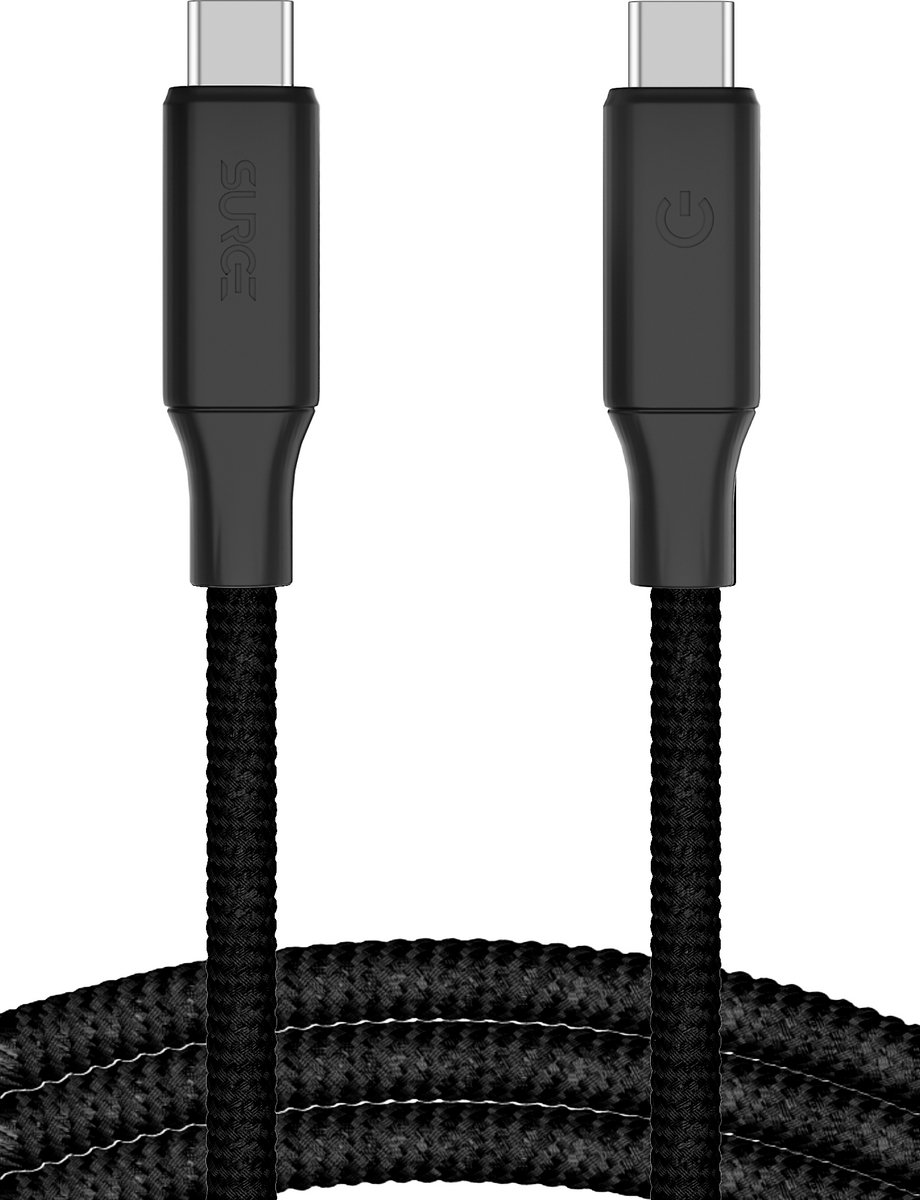 Surge USB C naar USB C kabel - 240W - 2 Meter Oplaadkabel - 40Gbps - 8K 60Hz - Snellader met 15% Kevlar