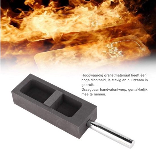 Vorfaove Grafiet Ingot-vorm, Goud Zilver Koper Aluminium