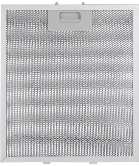 Filtre métallique pour hotte aspirante JustValue - 318 x 258 MM - Grille de filtre à graisse - Universel - Filtre à mailles - Argent